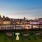 Rooftop terrace with skyline view